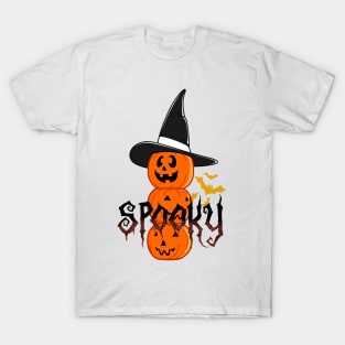 Spooky Witch Pumpkin - Halloween! T-Shirt